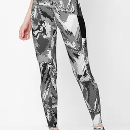 LAASA SPORTS Women Printed Dry-Fit Sports Tights-image-3