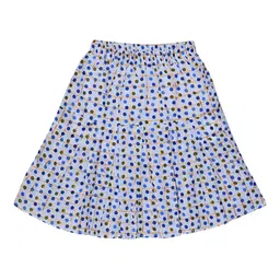 SWEET ANGEL Girls Printed  Knee-Length Pure Cotton A-Line Skirt-picture-14