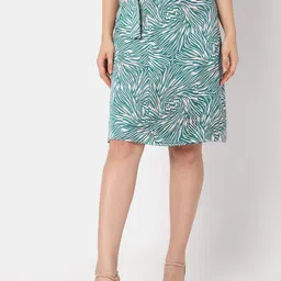 Vero Moda Printed Straight Knee Length Skirt image 4