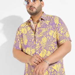 Instafab Plus Classic Opaque Printed Casual Shirt-picture-9