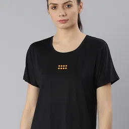 MKH Women Black Dri-FIT T-shirt-image-39