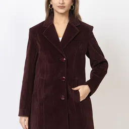 GEE 5 Women Notched Lapel Single-Breasted Trench Coat-image-70