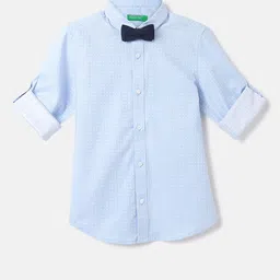 United Colors of Benetton Boys Self Design Casual Cotton Shirt-picture-19
