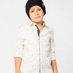 One Friday Boys White Comfort Printed Casual Shirt-picture-38