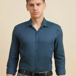 FOGA New Slim Fit Pure Cotton Formal Shirt-picture-32