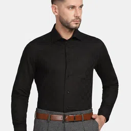 Blackberrys Men Slim Fit Formal Spread Collar Shirt-picture-18