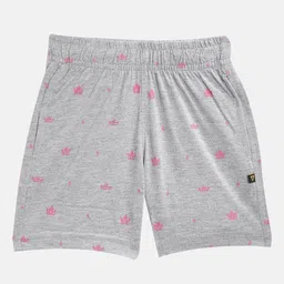 PROTEENS Girls Printed Pure Cotton Lounge Shorts-picture-37