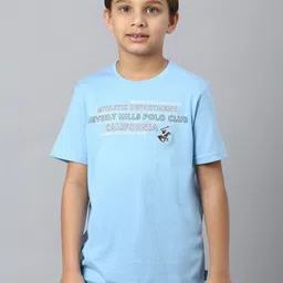 Beverly Hills Polo Club Boys Typography Printed Cotton T-shirt-picture-20