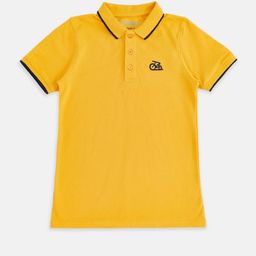 Pantaloons Junior Boys Yellow Polo Collar T-shirt-picture-33
