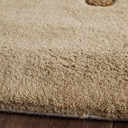 Safiya Carpet Beige & White Floral Round Woollen Carpets-picture-15