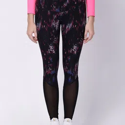 STUDIOACTIV Women Black & Pink Printed Tights-picture-37