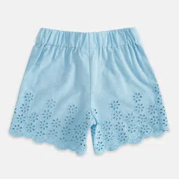 Pantaloons Baby Girls Blue Shorts-image-49