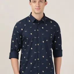 MERCHANT MARINE Men Classic Slim Fit Printed Casual Shirt-picture-29