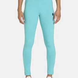 Puma Women Blue Swipe Graphic Logo dryCELL Tights-picture-10