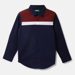 United Colors of Benetton Boys Colourblocked Casual Shirt-picture-42