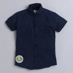 Polka Tots Boys Classic Cotton Casual Shirt-image-39