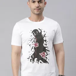 Bushirt Men White Printed 100% Cotton T-shirt-picture-41