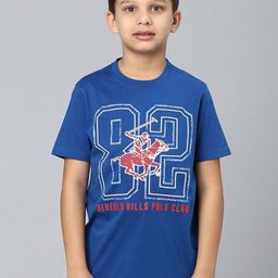 Beverly Hills Polo Club Boys Typography Printed Round Neck Cotton T-Shirt-picture-13