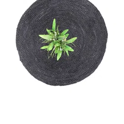 Art Avenue Flatter Black Jute Braided Round Jute Rug-image-20
