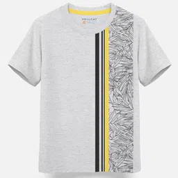 HELLCAT Boys Striped Round Neck Cotton T-shirt-picture-12