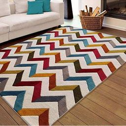IMRA CARPET Yellow Geometric Woollen Carpet-picture-15