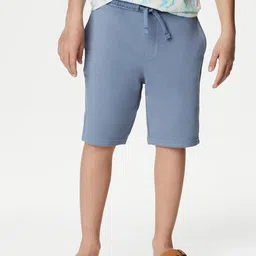 Marks & Spencer Boys Mid Rise Cotton Shorts-picture-35