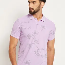 OGEN Men Floral Printed Polo Collar Pockets T-shirt-picture-17
