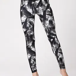 JC Collection Women Printed Rapid-Dry Ankle Length Training Tights-image-61