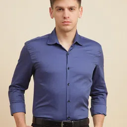 FOGA New Slim Fit Cotton Formal Shirt-picture-15