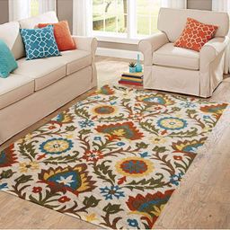 IMRA CARPET Beige Floral Woollen Carpet-picture-28