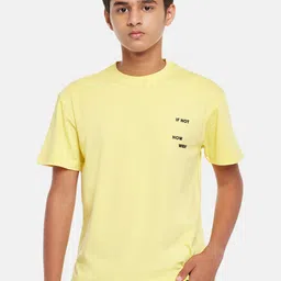 Coolsters by Pantaloons Boys Yellow Round Neck T-shirt-picture-20