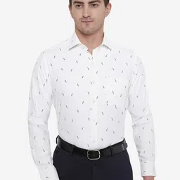 Greenfibre Men Slim Fit Printed Formal Shirt-picture-42