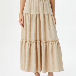 Koton Tiered Flared Maxi Skirt-picture-18