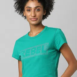 ONLY Women Green T-shirt-image-19