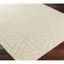 Safiya Carpet Beige Geometric Printed Hand-Tufted Woollen Carpet-picture-38