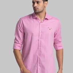 Raymond Spread Collar Long Sleeves Cotton Casual Shirt-picture-33