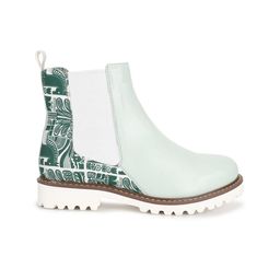 yoho Women Printed High-Top Lightweight Round Toe Block Heeled Chelsea Boots-picture-24