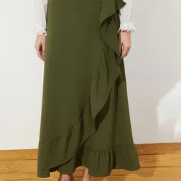 Trendyol Ruffles Flared Maxi Skirt-picture-12