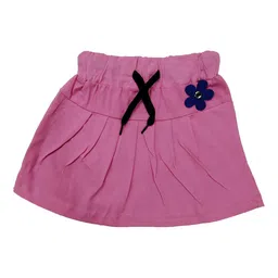 BAESD Girls Pure Cotton Pleated Knee Length Skort-picture-10