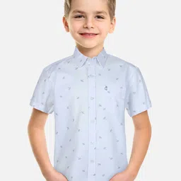 Gini and Jony Boys Conversational Printed Casual Cotton Shirt-picture-29