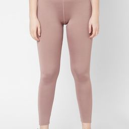 Sweet Dreams Women Peach Colored Solid Workout Tights-picture-15