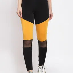 Kotty Women Colourblocked Training or Gym Tights-picture-23