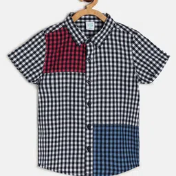 MINI KLUB Boys Gingham Checks Checked Casual Pure Cotton Shirt-picture-16