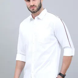 HERE&NOW Men White Slim Fit Casual Shirt-picture-40