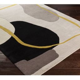 Safiya Carpet Beige Abstract Hand-Tufted Woollen Carpets-picture-25
