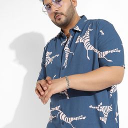 Instafab Plus Classic Floral Opaque Printed Casual Shirt-picture-24