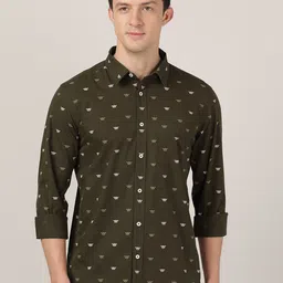 MERCHANT MARINE Men Classic Slim Fit Printed Casual Shirt-image-66