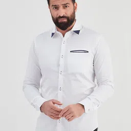 MR BUTTON Men Slim Fit Casual Cotton Shirt-picture-23