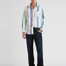 Pepe Jeans Multi Stripes Spread Collar Striped Cotton Casual Shirt-picture-1
