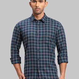 Parx Men Slim Fit Checked Cotton Casual Shirt-picture-27